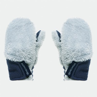 Quechua Dětské fleecové palčáky SH 100 šedé – Zboží Dáma