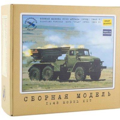 Zvezda raketomet BM 21 Grad ZV 3655 1:35 – Zbozi.Blesk.cz