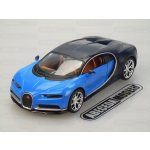 Maisto Bugatti Chiron modrá 1:24 – Zboží Mobilmania