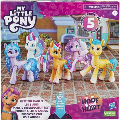 Hasbro My Little Pony Hoof to Heart Meet The Mane 5 koníků – Zboží Mobilmania