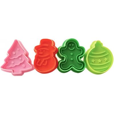 Set 4 pístových vykrajovátek vánoční motiv – Hledejceny.cz