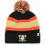 '47 Brand NHL Anaheim Ducks Breakaway Cuff Knit black černá / oranžová – Zboží Mobilmania