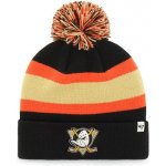 '47 Brand NHL Anaheim Ducks Breakaway Cuff Knit black černá / oranžová – Zboží Dáma