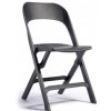 Zahradní židle a křeslo Gaber Plastová sklopná židle FLAP světle hnědá 54