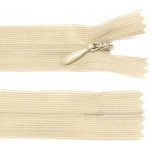Spirálový zip no.3 skrytý nerozepínací 22cm - více barev color: 691 béžová světlá – Hledejceny.cz