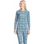 Meatfly dámské termo tričko Capa Mosaic Blue Modrá – Zboží Dáma