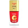 Gel lak Delia Hybrid Coral Gel lak 14 tmavý pomeranč 11 ml