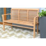 Nábytek Texim Stucking/New teaková stohovatelná lavice 150 cm – Zboží Mobilmania