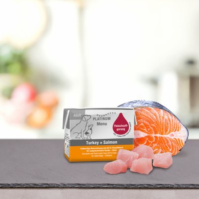 Platinum Natural Menu Turkey & Salmon 12 x 90 g – Hledejceny.cz
