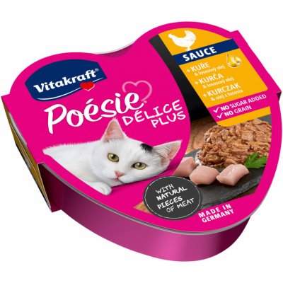 Vitakraft Poésie Délice Plus Sauce kuře 85 g – Sleviste.cz
