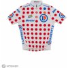 Cyklistický dres SANTINI TOUR DE FRANCE - bílá/červená