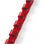 Plastové hřbety pro vazbu 9/16", 12 mm, červené – Zboží Živě