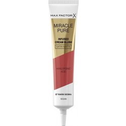 Max Factor Miracle Pure Infused Cream Blush hydratační krémová tvářenka 07 Warm Sienna 15 ml