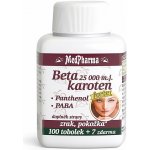 MedPharma Beta karot.10.000 m.j.Pant.+ Paba 107 kapslí – Hledejceny.cz