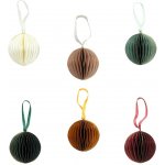 Retlux RXL 486 Sada vánočních papírových ozdob 7 cm 6 ks – Zboží Dáma
