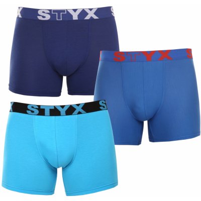 Styx long 3 pack pánské boxerky sportovní guma vícebarevné (3U96789) – Zboží Mobilmania