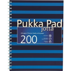 Pukka Pad spirálový blok Navy Blue Jotta A4, papír 80g modrý 100 listů