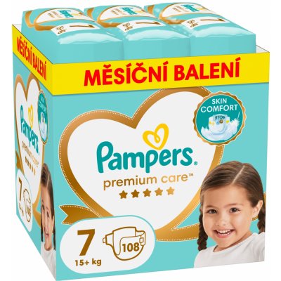 Pampers Premium Care 7 108 ks – Sleviste.cz