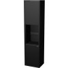 Koupelnový nábytek Emmy Design Vysoká koupelnová skříňka EMMY levá/pravá 40x32x160cm, černá/černá (A3686/A3686)