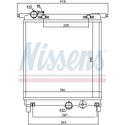 Chladič motoru NISSENS 65300 – Sleviste.cz