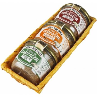 Jean Brunet Koš Tři prasátka 3 x 180 g – Hledejceny.cz