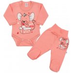New Baby Kojenecká soupravička Mouse bílá Růžová – Zboží Dáma