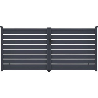 Brána G21 Reno 350x158 cm dvoukřídlá – Sleviste.cz