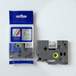 Kompatibilní páska Brother TZ-M911 / TZe-M911, 6mm x 8m, černý tisk / stříbrný podklad – Hledejceny.cz
