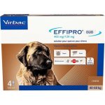 Effipro Duo Spot-on Dog XL 40-60 kg 4 x 4,02 ml – Hledejceny.cz