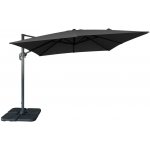 Nordic Living Černý slunečník Aza 295 x 295 cm – Hledejceny.cz