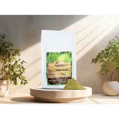 Kratomuj.cz Zelený kratom Super Green Gramáž: 50 g – Zboží Dáma