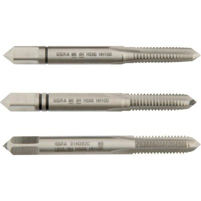 GSR B00105190 ruční závitník metrický M6 DIN 352 HSS-G 3 ks – Hledejceny.cz
