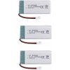 Nabíječka a baterie k RC modelům Syma Lipo baterie pro kvadrokoptéry X5SC X5SW Yunique 3,7 V 1200 mAh 3 ks