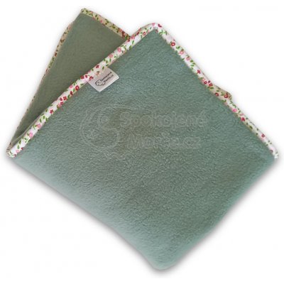 Spokojené morče fleecová podložka pudr/mint 95 x 55 cm – Zboží Dáma
