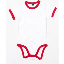 Babybugz Kojenecké body s krátkým rukávem BZ White