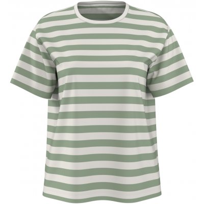 Esmara dámské triko s bio bavlnou pruhy/černá – Zboží Mobilmania