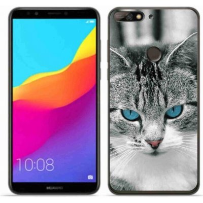 Pouzdro mmCase Gelové Huawei Y7 Prime 2018 - kočičí pohled 1 – Zboží Mobilmania