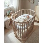 New Baby rostoucí postýlka 3v1 oválná + matrace kašmírová – Sleviste.cz