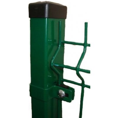Sloupek hranatý 60x40 mm, výška 180 cm PVC zelený 6005