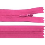Spirálový zip skrytý No 3 délka 30 cm, malé, 146 růžová tmavá – Hledejceny.cz