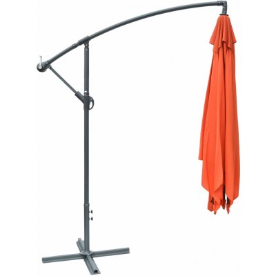 slunečník 8080 s podstavcem boční terracota – Zboží Dáma