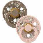 Bibs x Liberty Colour kaučuk dudlík kulatý 2ks blush dark oak – Hledejceny.cz