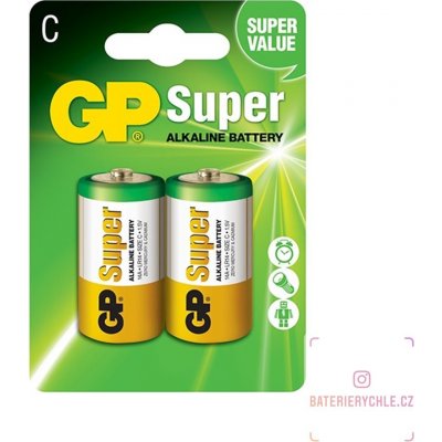GP Super Alkaline C 2ks 1013312000 – Zboží Mobilmania