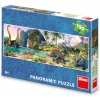 Puzzle Dino DINOSAUŘI U JEZERA 150 panoramic