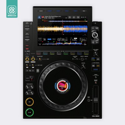 Doto Design Skin CDJ 3000X FULL COLORS Black – Zboží Živě