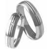 Prsteny Aumanti Snubní prsteny 31 Platina bílá