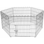Springos Skladací ohrádka pro psa výběh pro štěnata 147 x 60 cm PA1003 – Zboží Dáma