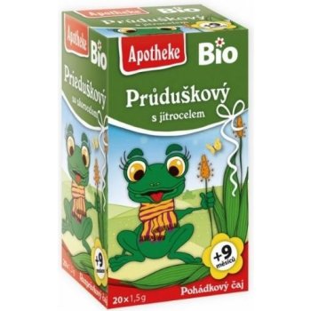 Apotheke Pohádkový Bio průduškový s jitrocelem 20 x 1,5 g