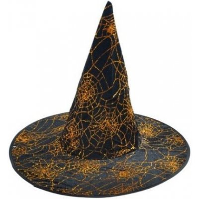MFP Paper s.r.o. klobouk čarodějnický černo-zlatý 32x32cm 1042