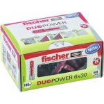 Hmoždinka Fischer DUOPOWER 6x30 mm 100 ks – Sleviste.cz